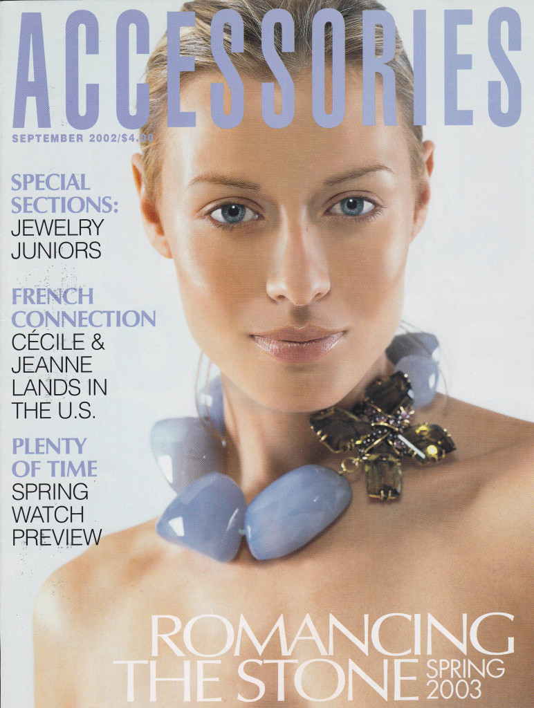 September 20002 Accessories Magazine Cover Morra Designs