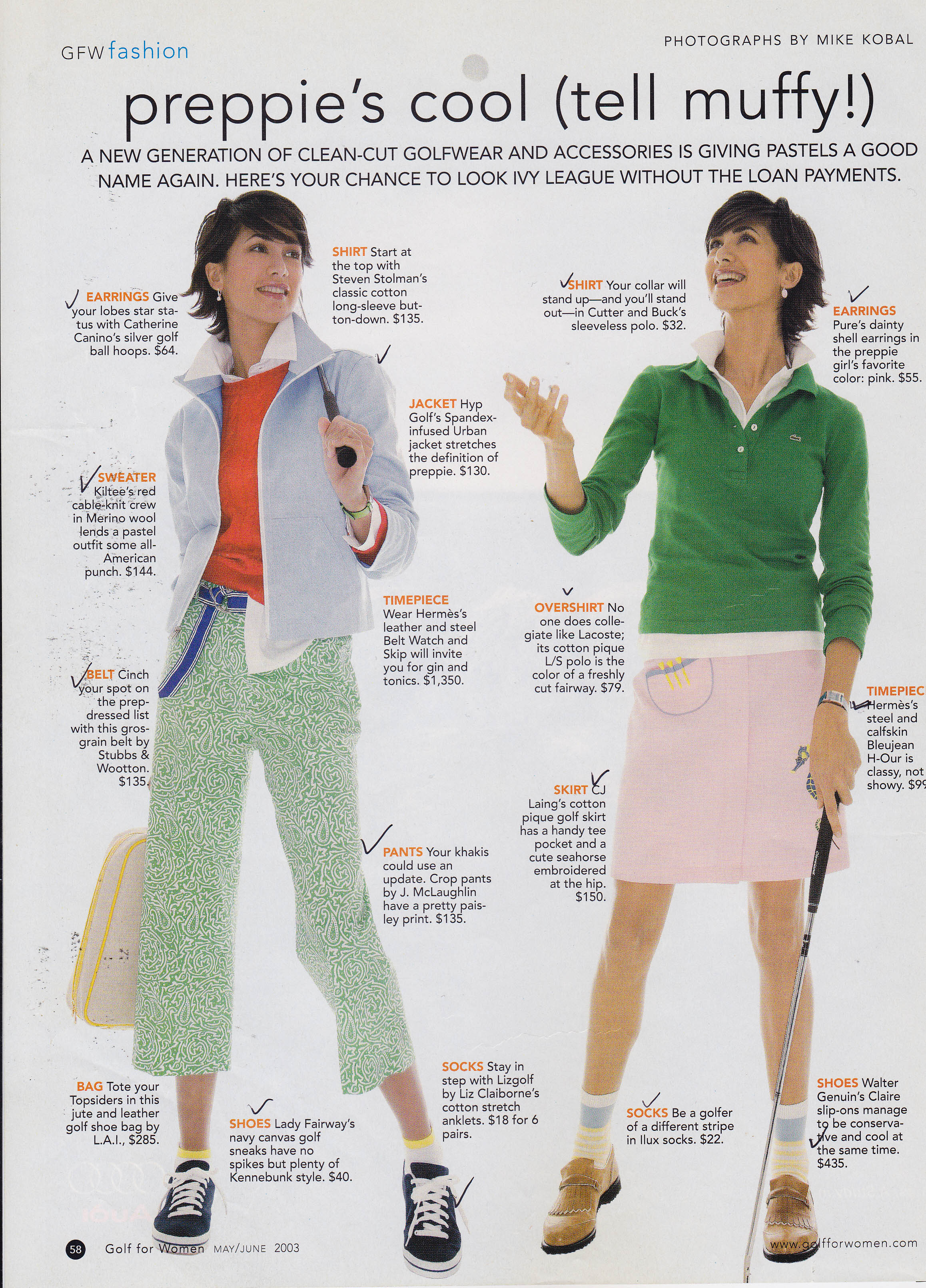 May 2003 Golf For Women Magazine