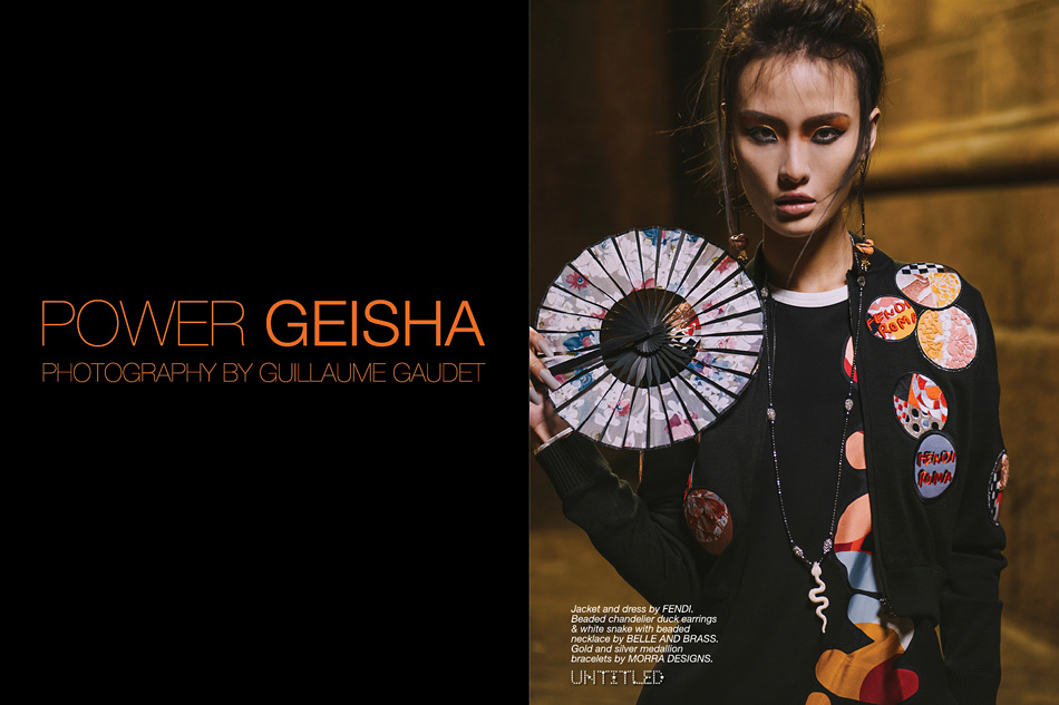 "Power Geisha" Photography by Guillaume Guadet for The Untitled Magazine
