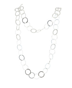 chain, necklace, circles, metal