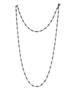 chain, necklace, ruthenium, metal, jewelry