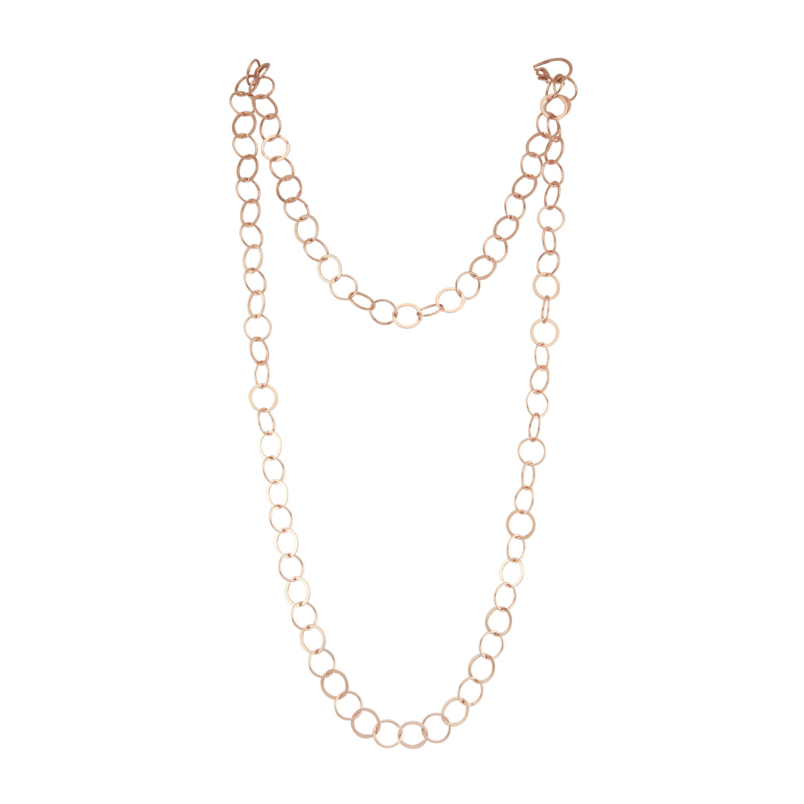 chain, necklace, circles, metal