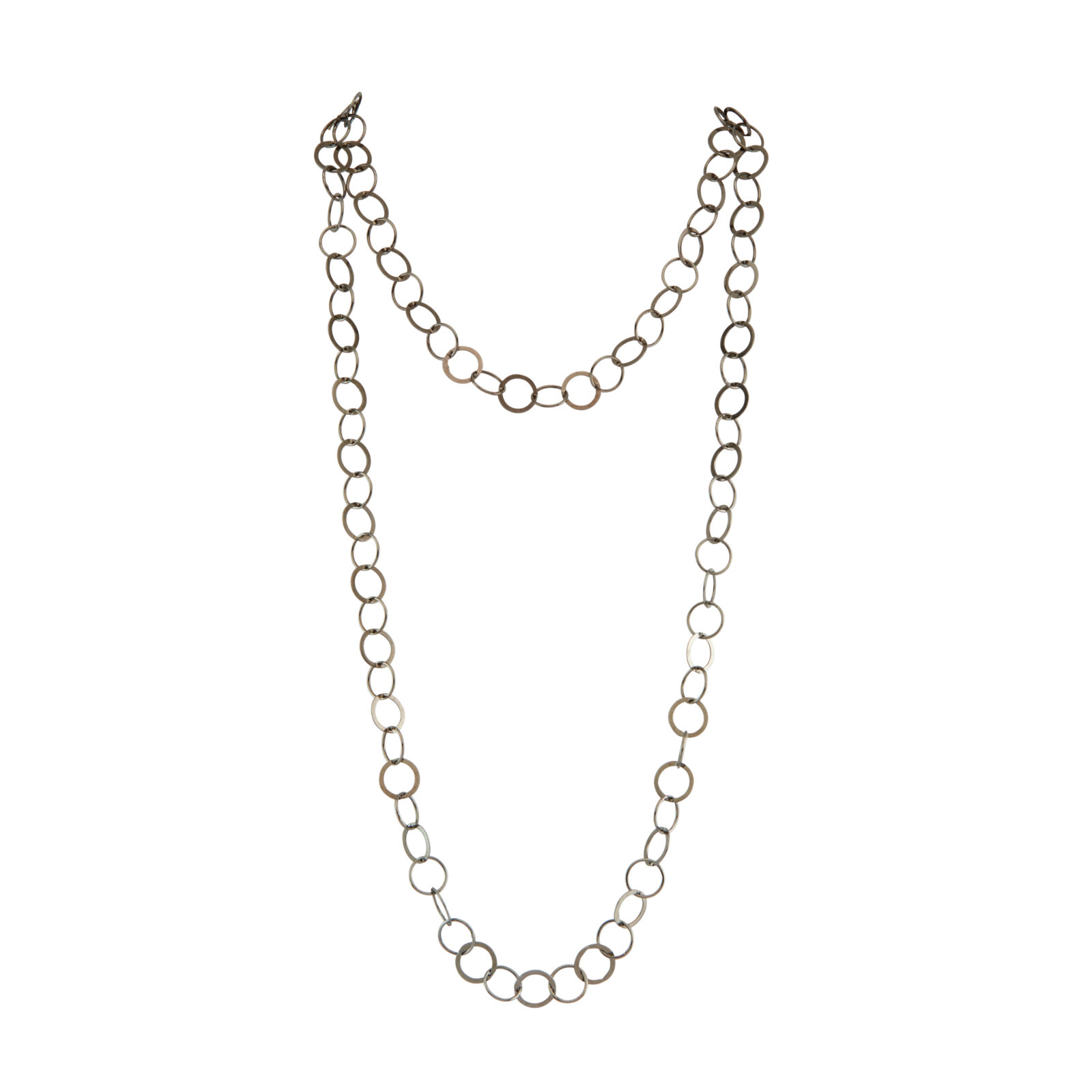 chain, necklace, circles, metal